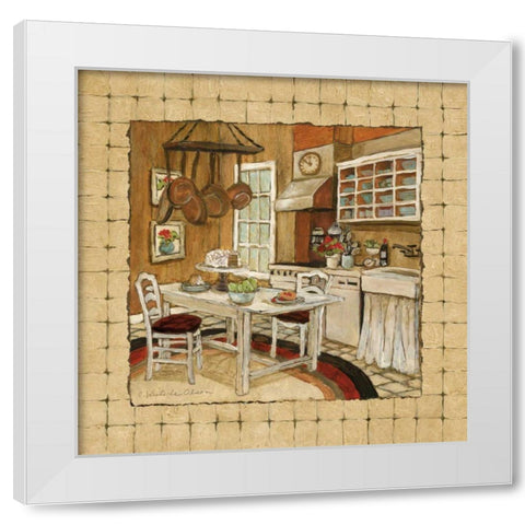 Kitchen Delight I White Modern Wood Framed Art Print by Olson, Charlene