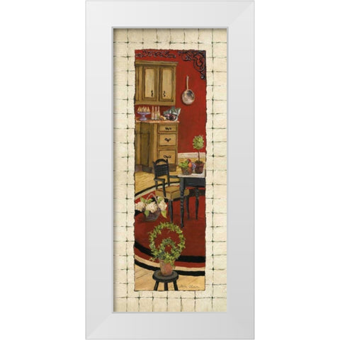 Warm and Inviting I White Modern Wood Framed Art Print by Olson, Charlene
