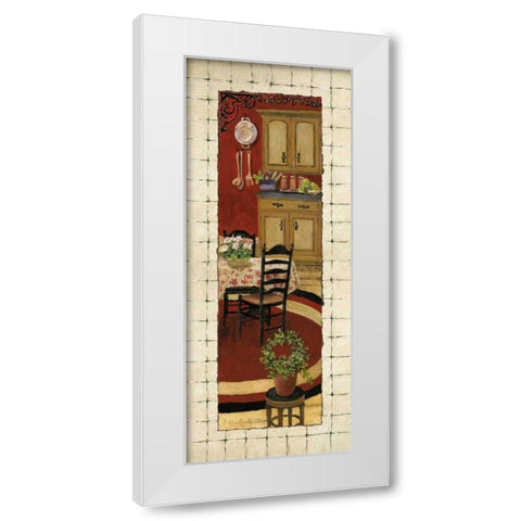 Warm and Inviting II White Modern Wood Framed Art Print by Olson, Charlene