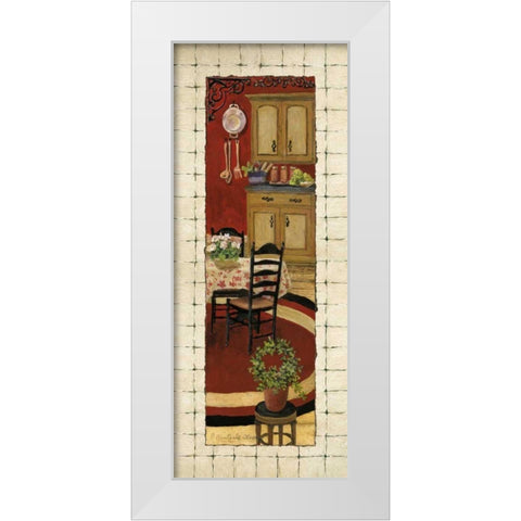 Warm and Inviting II White Modern Wood Framed Art Print by Olson, Charlene