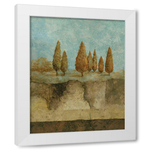 Inspired by Nature I White Modern Wood Framed Art Print by Olson, Norm