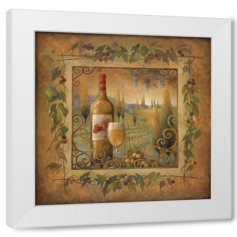 Villa Tuscan I White Modern Wood Framed Art Print by Vollherbst-Lane, Elaine