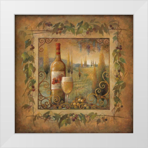 Villa Tuscan I White Modern Wood Framed Art Print by Vollherbst-Lane, Elaine