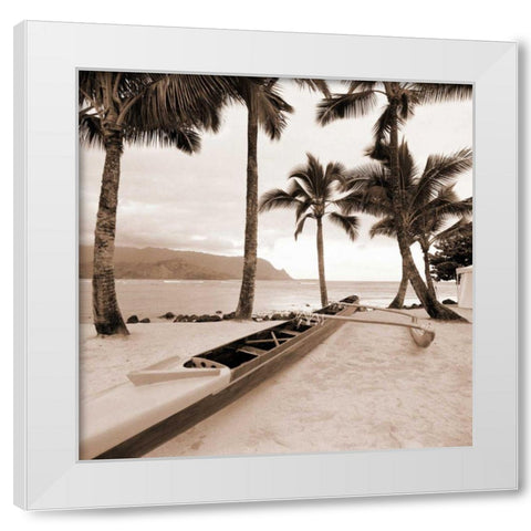 Paradise Found I White Modern Wood Framed Art Print by Giordano, Victor