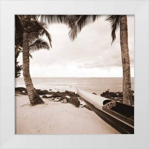 Paradise Found III White Modern Wood Framed Art Print by Giordano, Victor