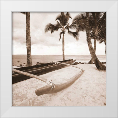 Paradise Found IV White Modern Wood Framed Art Print by Giordano, Victor