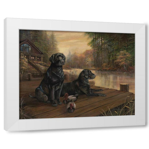 Waiting for Tomorrow White Modern Wood Framed Art Print by Manning, Ruane