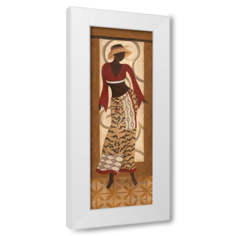 Forever Chic II White Modern Wood Framed Art Print by Carroll, Jane