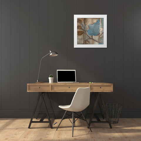 Perfect Match I White Modern Wood Framed Art Print by Luer, Pamela