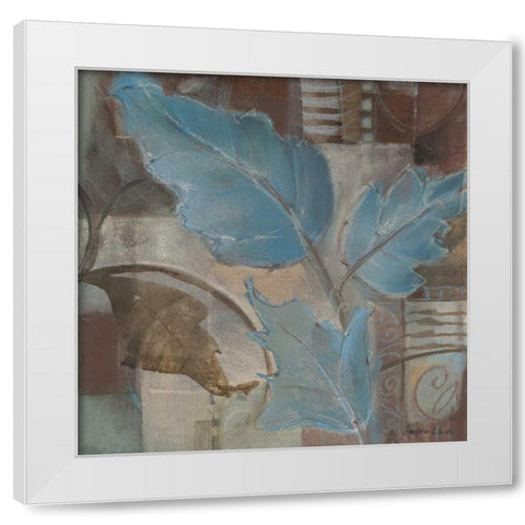 Perfect Match II White Modern Wood Framed Art Print by Luer, Pamela