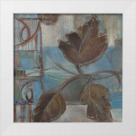 Perfect Match III White Modern Wood Framed Art Print by Luer, Pamela