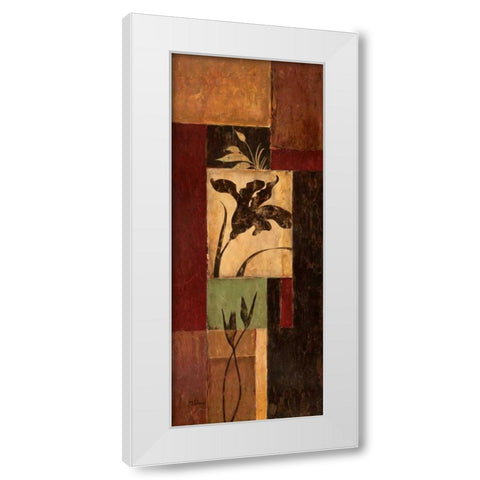 Tulip Shadow White Modern Wood Framed Art Print by Donovan, Maria