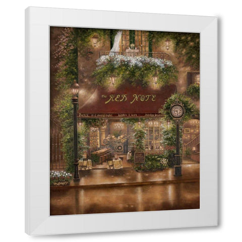 Peter Prisco Trio I White Modern Wood Framed Art Print by Brown, Betsy