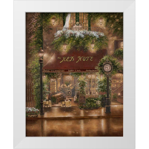 Peter Prisco Trio I White Modern Wood Framed Art Print by Brown, Betsy