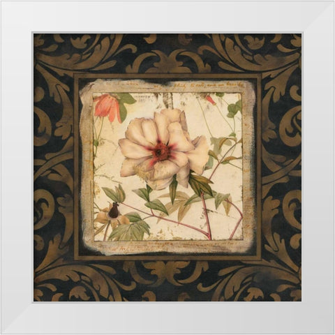 Tropical Botanique IV White Modern Wood Framed Art Print by Robinson, Carol