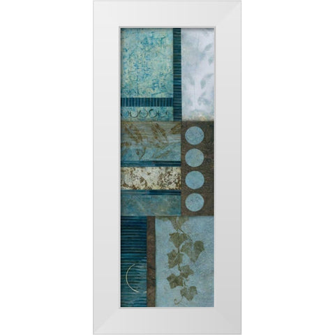 Northern Lights II White Modern Wood Framed Art Print by Olson, Norm