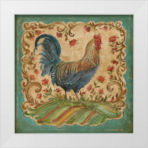 Proud Plumage I White Modern Wood Framed Art Print by McRostie, Kate