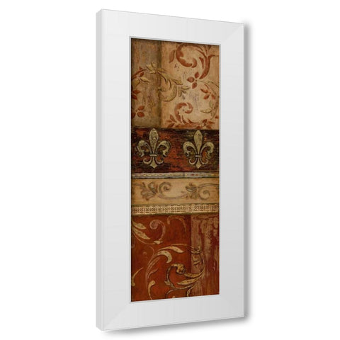 Weathered Door II White Modern Wood Framed Art Print by Tava Studios