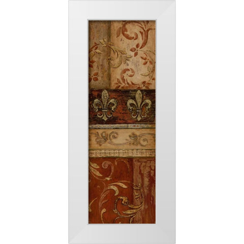 Weathered Door II White Modern Wood Framed Art Print by Tava Studios