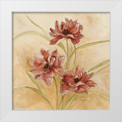 Sweet Scent II White Modern Wood Framed Art Print by Robinson, Carol