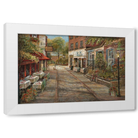 Fond Memories White Modern Wood Framed Art Print by Manning, Ruane