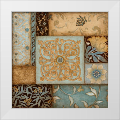 Moroccan Detail I White Modern Wood Framed Art Print by Tava Studios