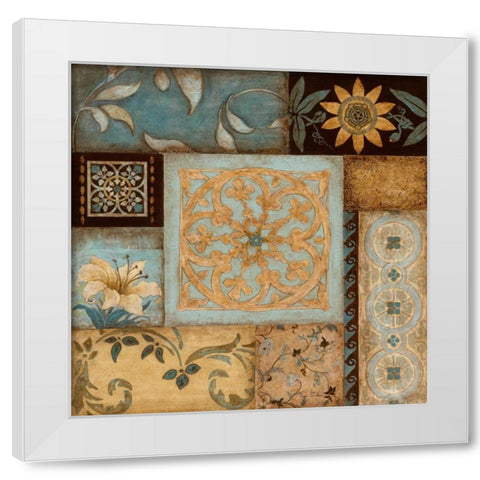 Moroccan Detail II White Modern Wood Framed Art Print by Tava Studios