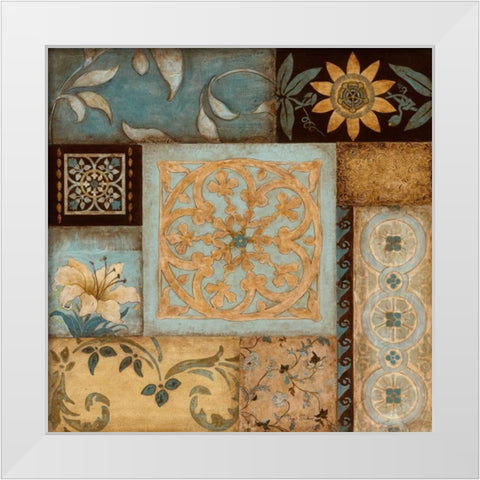 Moroccan Detail II White Modern Wood Framed Art Print by Tava Studios