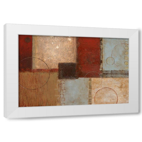Seasons Go Round I White Modern Wood Framed Art Print by Tava Studios