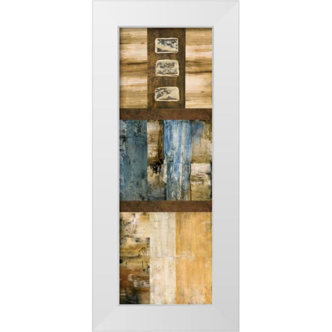 Northern Wood I White Modern Wood Framed Art Print by Olson, Norm