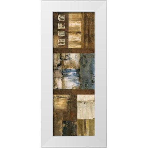 Northern Wood II White Modern Wood Framed Art Print by Olson, Norm