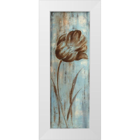 Mays Arrival I White Modern Wood Framed Art Print by Nan