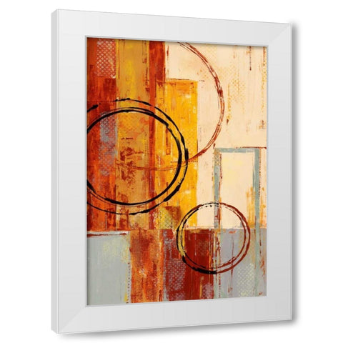 As It Goes I White Modern Wood Framed Art Print by Donovan, Maria