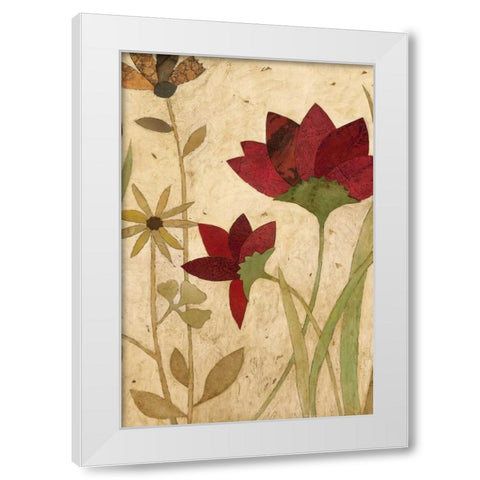 Urban Folk Art II White Modern Wood Framed Art Print by Olson, Charlene