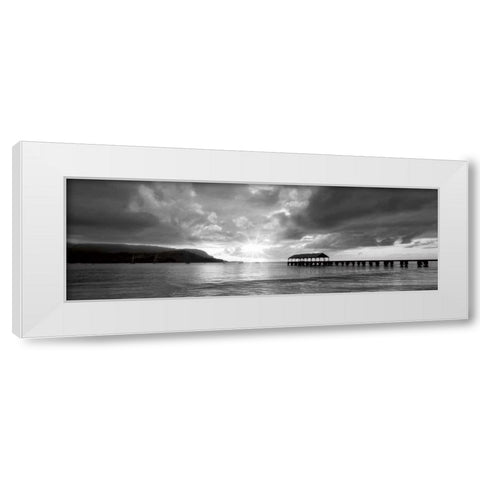 Kauai I White Modern Wood Framed Art Print by Frates, Dennis