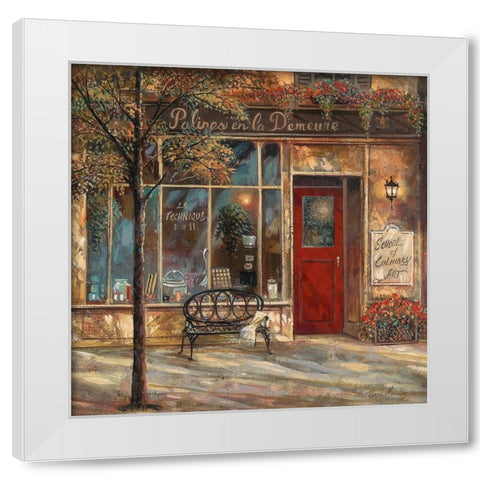 Culinary School White Modern Wood Framed Art Print by Manning, Ruane