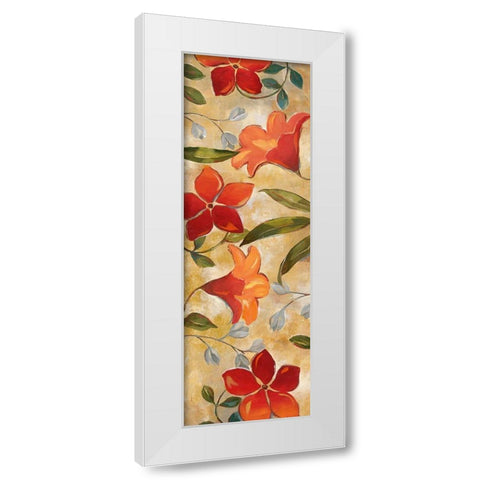 Nan-Tropical Delight II White Modern Wood Framed Art Print by Nan