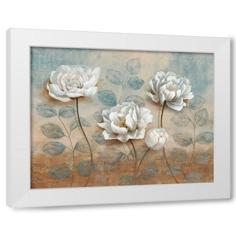 Summers Embrace I White Modern Wood Framed Art Print by Nan