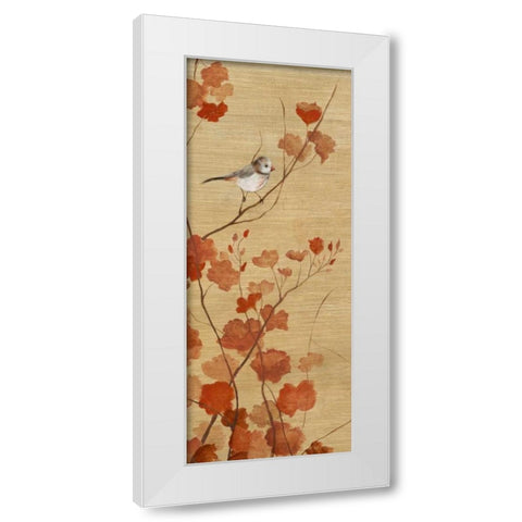 Spring Return - Detail I White Modern Wood Framed Art Print by Tava Studios