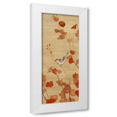 Spring Return - Detail II White Modern Wood Framed Art Print by Tava Studios