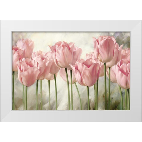 Nature Inspired I White Modern Wood Framed Art Print by Levashov, Igor