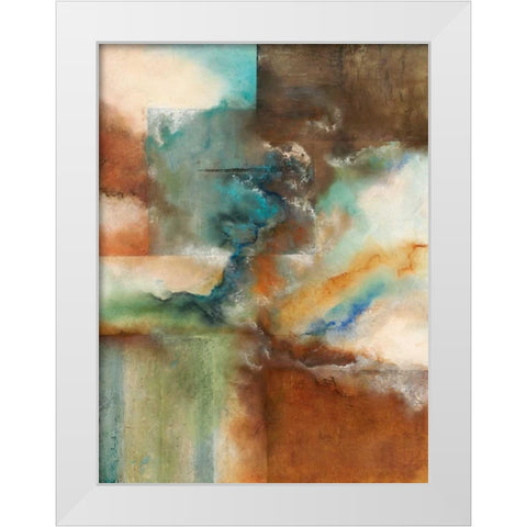 Rare Earth I White Modern Wood Framed Art Print by Olson, Norm