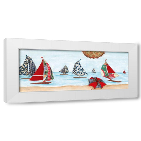 South of France II White Modern Wood Framed Art Print by Tava Studios