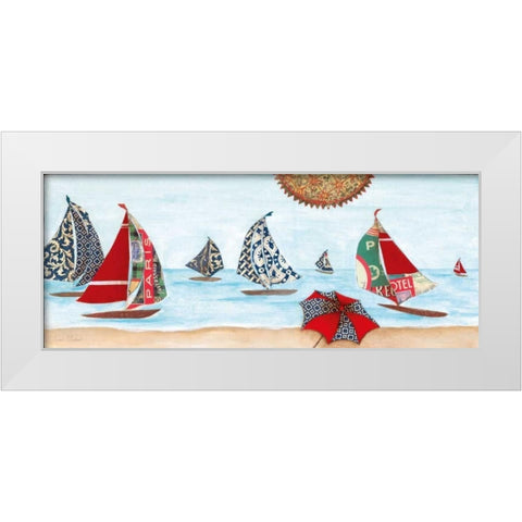 South of France II White Modern Wood Framed Art Print by Tava Studios