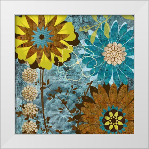 Eyes on Me I White Modern Wood Framed Art Print by Donovan, Maria