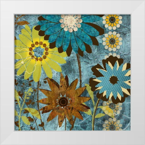 Eyes on Me II White Modern Wood Framed Art Print by Donovan, Maria