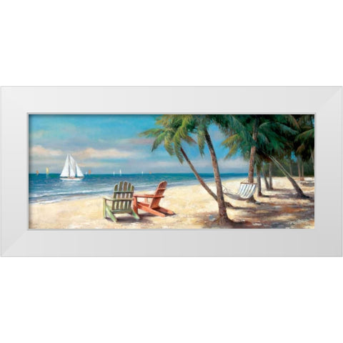 Fair Island II White Modern Wood Framed Art Print by Chiu, T.C.