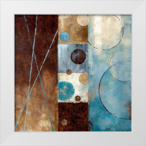 Roll With It I White Modern Wood Framed Art Print by Nan