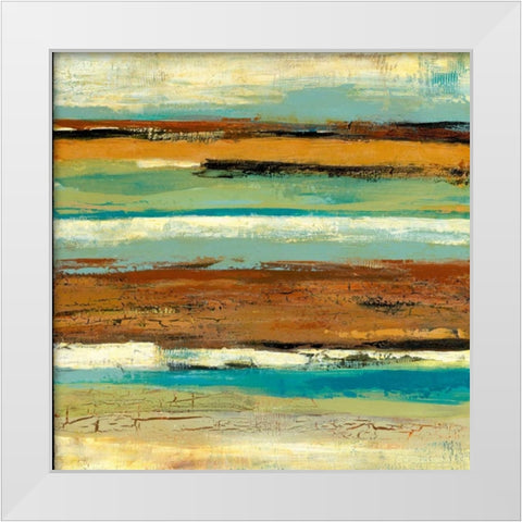 Terra Firma II White Modern Wood Framed Art Print by Donovan, Maria