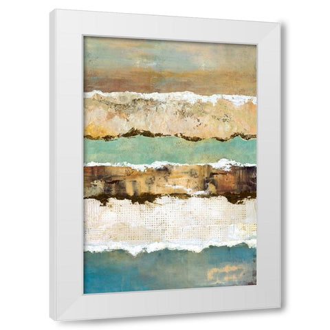 On the Edge II White Modern Wood Framed Art Print by Olson, Norm
